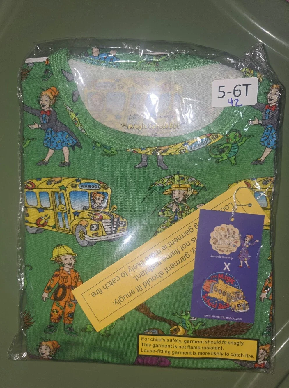 The Magic School Bus Bamboo Pjs